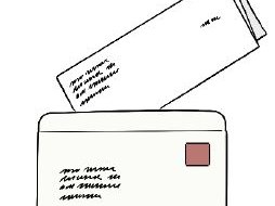 Leichte Sprache - Brief © Lebenshilfe für Menschen mit geistiger Behinderung Bremen e.V.; Illustrator: Stefan Albers, Atelier Fleetinsel, 2013