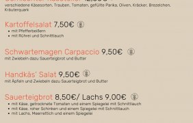 Speisekarte &copy; Wasem Doppelst&uuml;ck