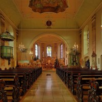 Interior view of Remigius Church