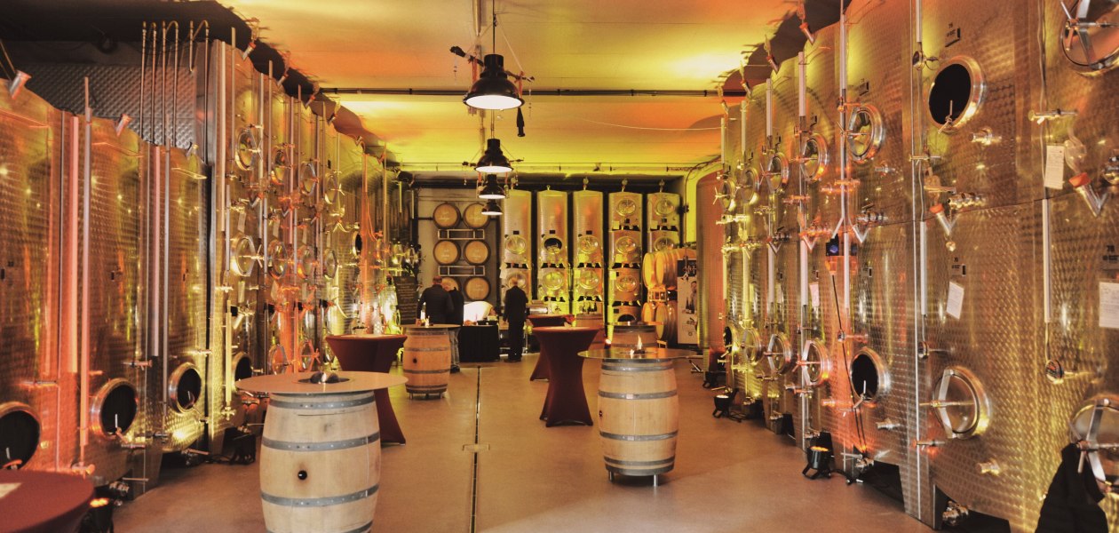 Weingut Georg Gustav Huff_Keller Weinprobe, &copy; Weingut Georg Gustav Huff