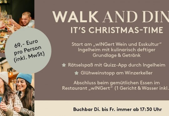 WALK AND DINE - IT’S CHRISTMAS TIME, © IkUM GmbH